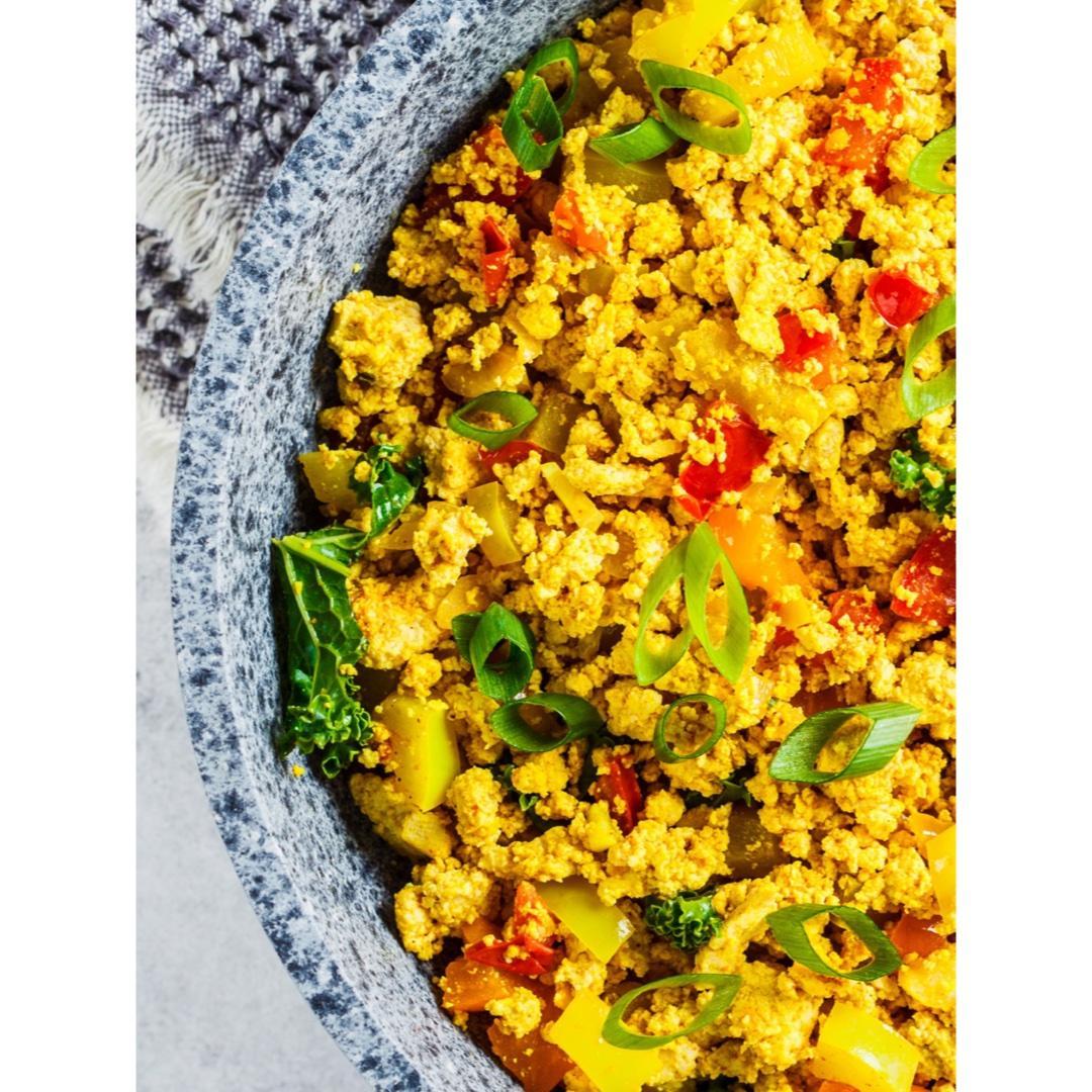 Cheesy Tofu Scramble